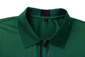 Polo Shirt Zipper Fly Business Team Workshop Vêtements - Product Image 4