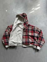 Sudadera con Capucha de Invierno para Mujer, Informal, con Estampado a Cuadros, Cálida, con Cierre, de Doble Cara, Holgada, con Capucha, Diseño Sólido