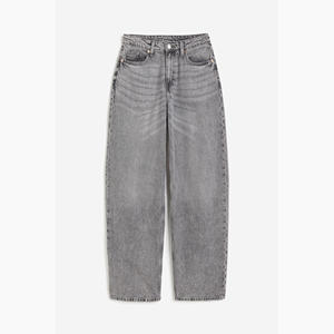 Jeans baggy haut de style unique pour femmes Logo de marque personnalisé Marque privée Streetwear Taux de gros Tissu Denim - Product Image 4