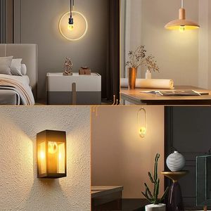 หลอดไฟไส้หลอด LED 350LM 4W สไตล์วินเทจ E27 G45แสงอุ่น2300K หลอดฟลูออเรสเซนต์ประหยัดพลังงาน45X73H มม. - Product Image 5