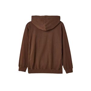 เสื้อฮู้ดผู้ชายผ้าฝ้ายผสมโพลีเอสเตอร์ 100% สำหรับฤดูหนาว แบบมีฮู้ด ผ้าฟลีซ สีพื้น ทรงไหล่ตก สไตล์ลำลอง ให้ความอบอุ่น  แบบสวมหัว - Product Image 4