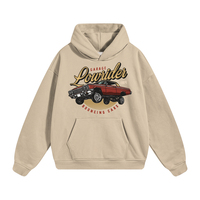 Sweat à capuche tricoté grande taille pour homme, hiver 2026, couleur unie, 100% coton molletonné, coupe oversize, vêtements personnalisés OEM, vente en gros