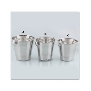 Cubo de Hielo de Acero Inoxidable, Contenedor de Almacenamiento de Hielo Duradero de Gran Capacidad de 5L para Bares, Hoteles, Eventos y Servicios de Catering - Product Image 1