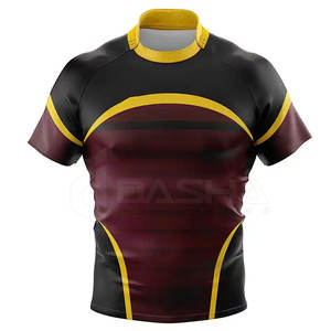 Ensembles de maillots de rugby à séchage rapide personnalisés en polyester 100% respirants et à séchage rapide pour les uniformes de rugby à l'école et au club - Product Image 5