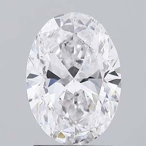 เพชรที่ปลูกในห้องปฏิบัติการทรงวงรีขนาด1.63กะรัตได้รับการรับรองว่าเป็นสี VS1ชัดเจนหินในห้องทดลอง - Product Image 1