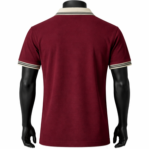 Camiseta Polo Personalizada para Hombre, Algodón y Poliéster, Manga Corta, Estilo Casual, Diseño Retro, Proveedor al por Mayor OEM ODM - Product Image 2