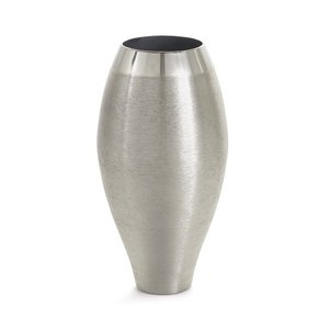 Florero decorativo de hierro de Metal martillado tradicional hecho a mano de latón AK para urnas de mesa de centro de boda 15/6/10 pulgadas - Product Image 3