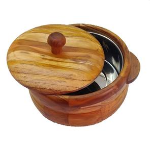 Caja de Madera Natural para Guardar Chapati, Diseño Personalizado, Caja de Madera Natural Pulida para Pan, Hecha a Mano - Product Image 4