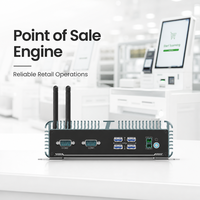 Mini PC industriel pour les systèmes de contrôle des installations, plateforme informatique locale pour l'automatisation des bâtiments