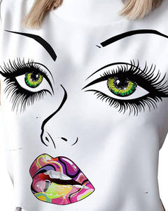 New 2024 Product Plus Size Women Crop Tops <b>Shirts</b> and Tops Custom Logo OEM Plain <b>Oversized</b> Long Sleeve T-<b>shirt</b> Women's Blouses - Product Image 4