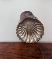 Piring besar berbentuk kerang kerang kerang besar piring dekoratif untuk makanan laut pantai berkemah logam mangkuk klasik Aluminium