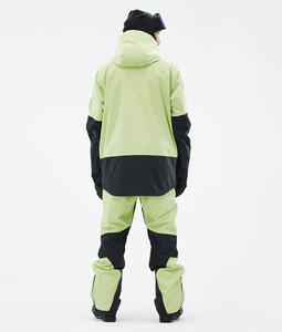 Combinaison de ski et de snowboard unisexe, imperméable, respirante, grande taille, séchage rapide, écologique, rembourrage en polaire isolant, néon/noir, adulte - Product Image 3