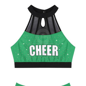 Training Wear Latest Design <b>Cheerleading</b> <b>Uniform</b> Wholesale Color Contrast <b>Cheerleading</b> <b>Uniform</b> - Product Image 5
