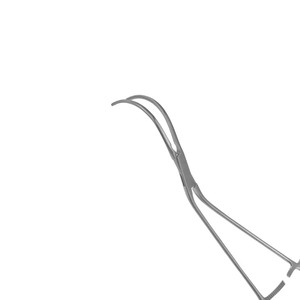 Professional High Quality Bahnson Aortic Clamp, 9", DeBakey Jaws, <b>Angled</b> Shafts <b>Stainless</b> <b>Steel</b> Vascular Surgery Instruments - Product Image 5