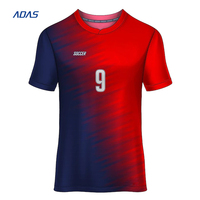 Vente en gros de jeunes maillots de football jaunes personnalisés pour hommes imprimés partout personnalisés