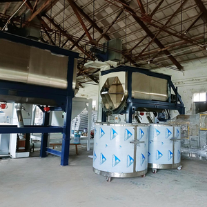 Mélangeur de ruban horizontal industriel de type O en acier inoxydable poudre sèche bricolage bombe de bain mélange de savon poudre sèche de haute qualité horizontale - Product Image 3