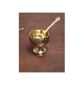 Helado creambowl y taza de acero y base de latón Vaso de postre Platos para servir Cuencos de helado Pie con venta - Product Image 4