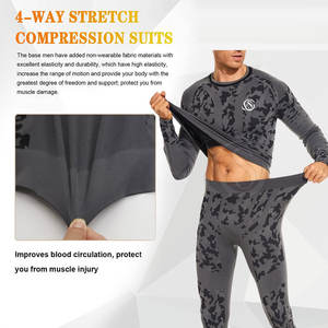 Vêtements de sport de fitness pour hommes, vêtements de compression, sur mesure, matériau durable, respirant, séchage rapide, écologique - Product Image 5