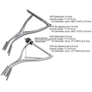 Écarteurs calcanéens Weinraub, rétracteur orthopédique, instruments chirurgicaux pour pied et cheville, acier inoxydable, manuel - Product Image 4