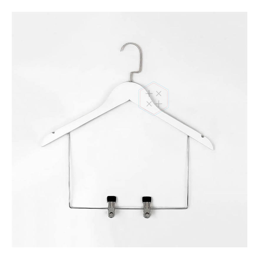 45 CM white mens  pant clothes hanger