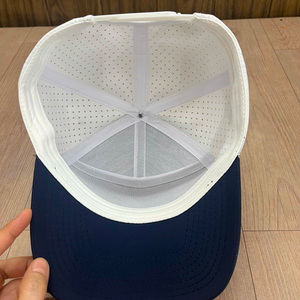 Logotipo personalizado de 7 paneles, bordado de estilo deportivo o parche de goma de PVC, Etiquetas tejidas con logotipo, gorras de béisbol de Golf planas - Product Image 4
