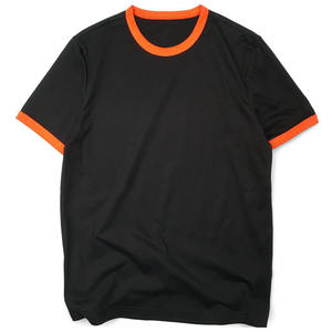 Camisetas de manga corta transpirables de talla grande para hombre más populares al por mayor 100% algodón última ropa - Product Image 5