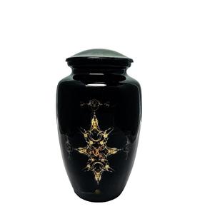 Plasma Energy Black Aluminium Urns for Human Ashes Adult Female Male Cremation Urns <b>Mom</b> and Dad Decorative Memorial for Ashes - Product Image 6