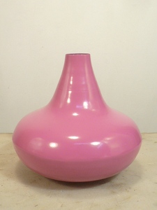 Iron <b>Red</b> Table top Bottle design <b>Vase</b> for Indoor Home Decor - Product Image 3