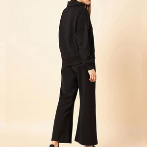 <b>Low</b> MOQ Winter 100% Cotton Women Tracksuits for Adults-Breathable Fleece Quick Dry Outdoor Wear - Product Image 5