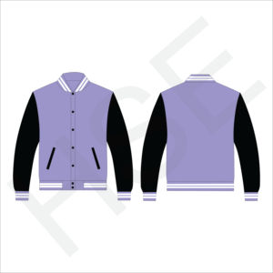 Chaqueta Personalizada Varsity de Cuero Genuino con Mangas Personalizables en Diferentes Colores - Product Image 1