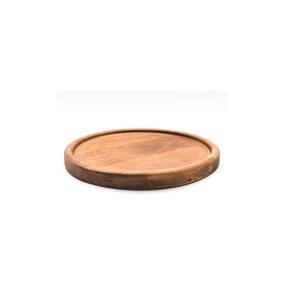 Plateau rond en bois de bonne qualité avec motif à chevrons pour Restaurant, ustensiles de cuisine en bois faits à la main, plateau de service pour la maison à faible coût - Product Image 4