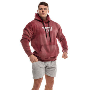 Estilo de gimnasio de calidad Premium para hombres 400 GSM, Jersey de punto grueso de invierno, sudadera informal con capucha Sun Fade, 100% algodón, tamaño de pareja - Product Image 2
