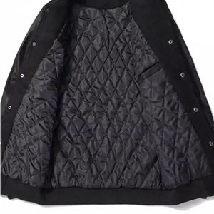 Chaqueta de béisbol de manga larga para hombre con estampado personalizado Chaquetas universitarias de invierno vintage Tallas grandes Personalizable Liso Letterman en blanco - Product Image 3