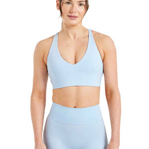 Sujetador deportivo alto para yoga y gimnasio de impacto para mujer, Top de entrenamiento acolchado sin costuras para correr y Fitness, sujetadores cómodos transpirables - Product Image 6