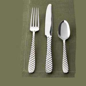 Juego de cubiertos de acero inoxidable chapado en oro de alta resistencia, Material inoxidable con espejo, duradero para comidas diarias, ocasiones especiales - Product Image 6