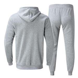 Survêtements de sport pour hommes, vêtements d'entraînement de jogging, vêtements de sport de couleur grise, ensembles de vêtements de sport à bas prix - Product Image 2
