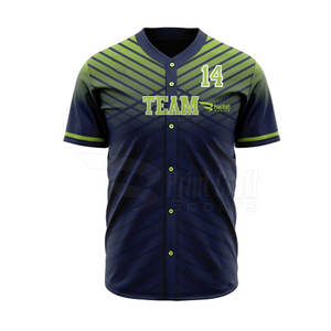 Conjunto de uniforme de béisbol transpirable ropa deportiva personalizable nueva llegada para equipos - Product Image 3