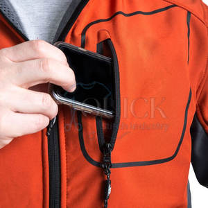 Precio bajo de alta calidad personalizado impreso frontal personalizado hombres Softshell primavera chaqueta ecológica impermeable transpirable de talla grande - Product Image 5