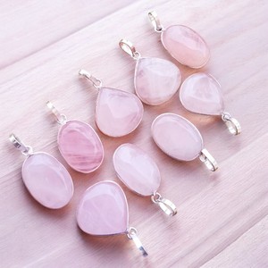 Silver Plate Water Drop Shape Cabochon Natural <b>Crystal</b> Aventurine Stone <b>Pendant</b> <b>for</b> Necklace Fashion Jewelry <b>for</b> Women - Product Image 4