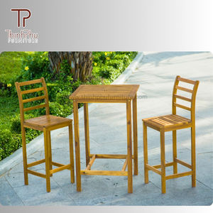 Thinh Phu de haute qualité moderne contemporain en bois d'acacia ensemble de bar extérieur mobilier d'extérieur bon prix - Product Image 3
