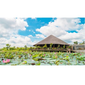 Invernaderos prefabricados modernos de forma circular de 50m2 de alta calidad 40HC Edificios prefabricados industriales de Color verde de Vietnam - Product Image 1