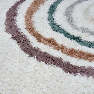 Netline Home Moodi Shaggy Multicolour Rectangle <b>Hallway</b> <b>Rug</b> - Product Image 3