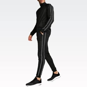 Nouvel ensemble de survêtement pour homme en polyester, décontracté, respirant, léger, jogging, pull uni, teinture unie, sweat-shirt - Product Image 1