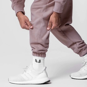 Custom Cotton Sports Men's Jogger Sweat suit <b>Gym</b> Plain Fleece Winter <b>Pink</b> Jogging Hoodies Tracksuits Apparel <b>Set</b> for men's - Product Image 6