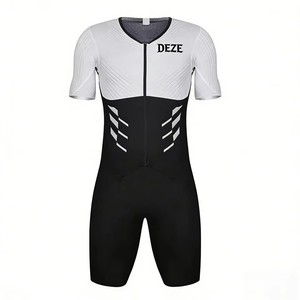 Traje de Triatlón de Alto Rendimiento para Ciclismo, Mono para Hombre, Transpirable, Coolmax, Secado Rápido, con Shorts Acolchados, para Atletas Profesionales de Ironman y Carretera - Product Image 1