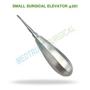 Elevador Quirúrgico Pequeño 301, Elevador Quirúrgico Dental de Acero Inoxidable, Instrumento para Extracción Dental y Elevación de Raíces - Product Image 2