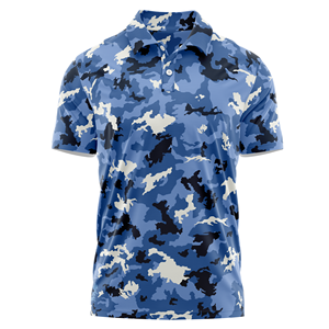 OEM Respirant Glace Soie Polo De Golf Logo Personnalisé Brodé XL Taille Casual Styles D'impression Court Longueur Bouton Fait Vietnam - Product Image 1