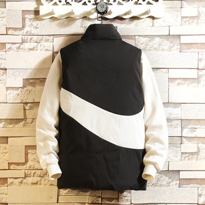 Chaleco de plumón para hombre con logotipo personalizado, otoño e invierno, novedad de 2023, chaqueta acolchada de plumón de pato blanco de alta calidad y negro, chalecos para hombre - Product Image 4