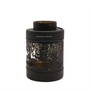 Top Selling Christmas Decoration Metal <b>Lantern</b> Candle Holder With Cut Work Design Handmade Black Hanging <b>Lantern</b> - Product Image 4