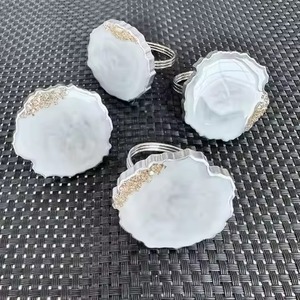 Pure <b>resin</b> napkin <b>rings</b> with premium handcrafted finished for colourful table themes and festive dining occasions - Product Image 6